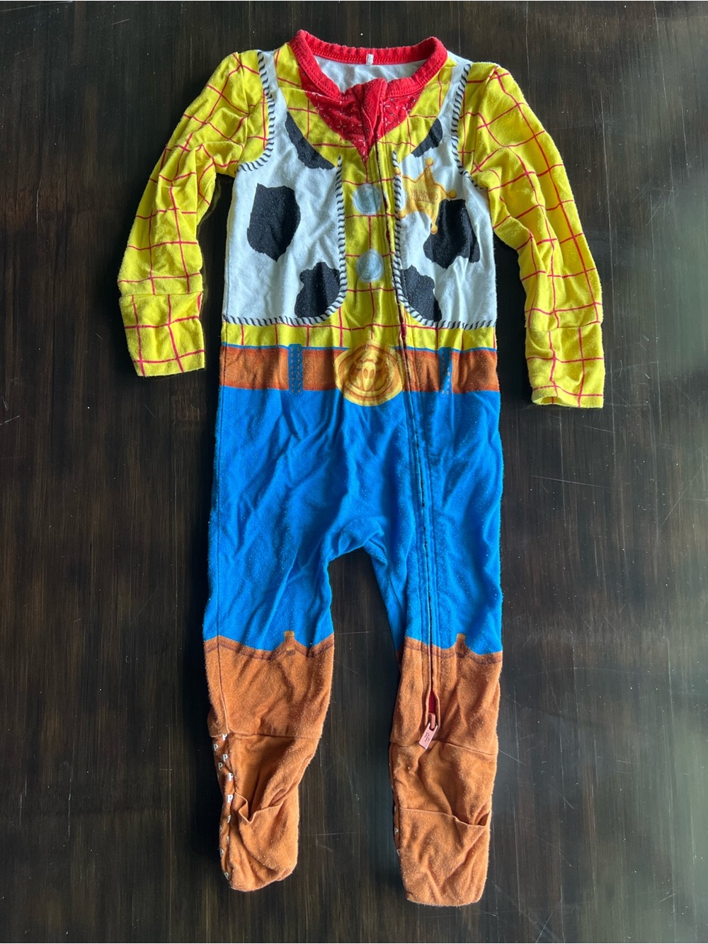 Posh peanut Toy Story woody footie 6-9 month